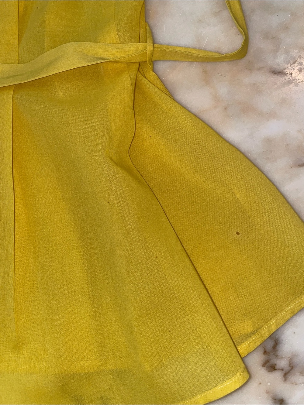 Gucci Bright Yellow Silk-Look Blouse - Picture 10 of 14